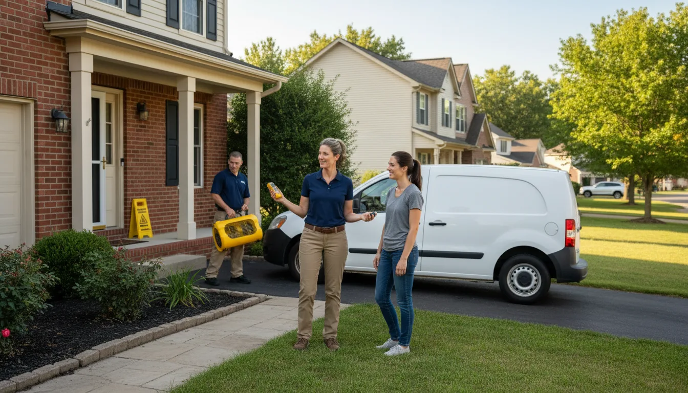 Residential water damage restoration in Hawthorne, CA